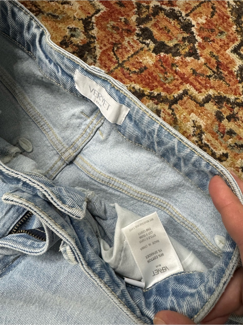 Vervet light wash wide leg jeans - Picture 4 of 7